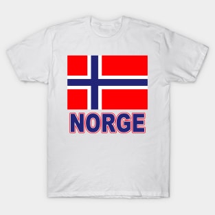 The Pride of Norway (Norge) - Norwegian Language and Flag Design T-Shirt